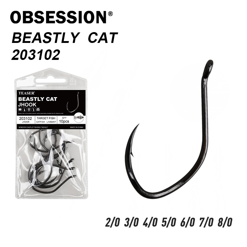 Fishing Hook Assortment - Obsessão 203102 10 pçs/saco pesca de
