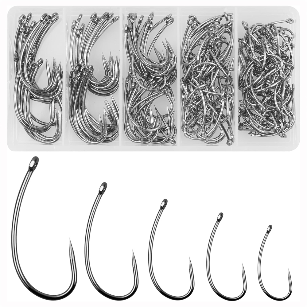 Barbless Fishing Hooks Kit, Sh - Fishing Hook Assortment avaliação e preço