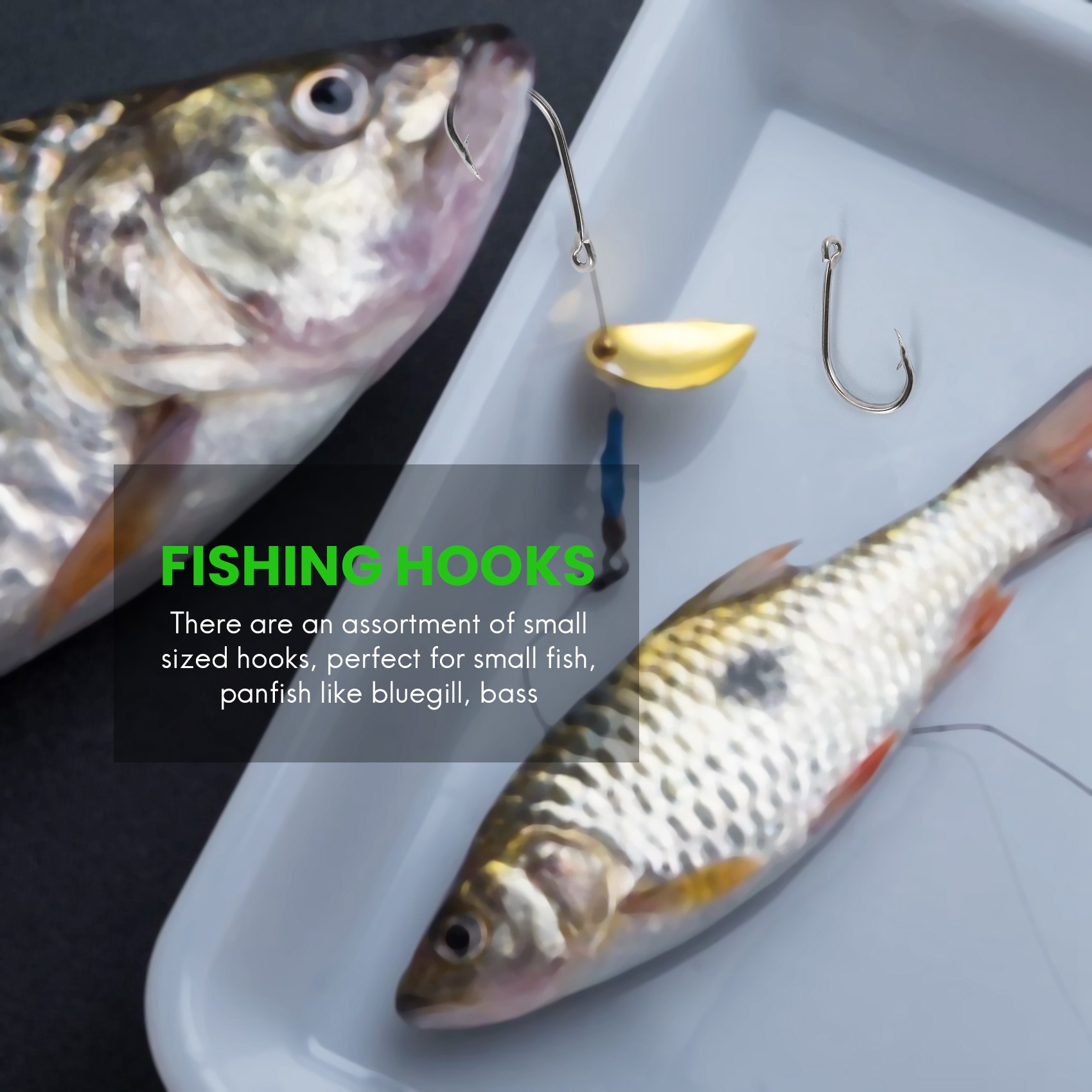 Novidade 500Pcs/Conjunto Taman - Fishing Hook Box avaliação e preço