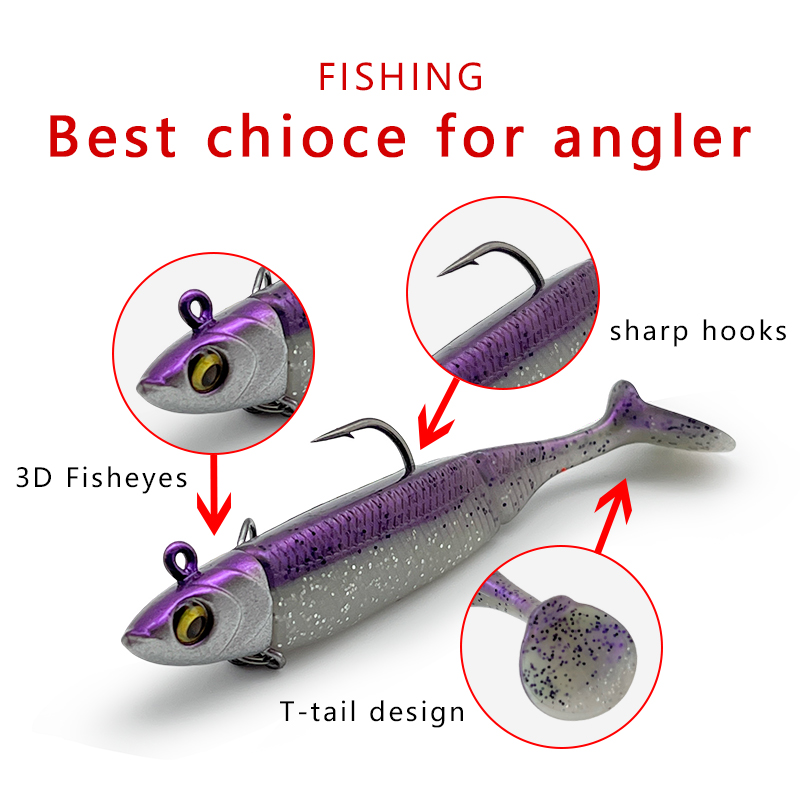 6 Iscas de Pesca com Revestime - Fishing Hook Treble avaliação e preço